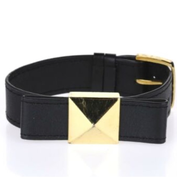 kate spade Jewelry - Kate Spade leather bow bracelet
